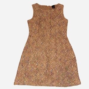 Sequin Mini Dress - Gold